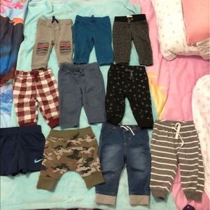 Baby boy jogger/shorts lot